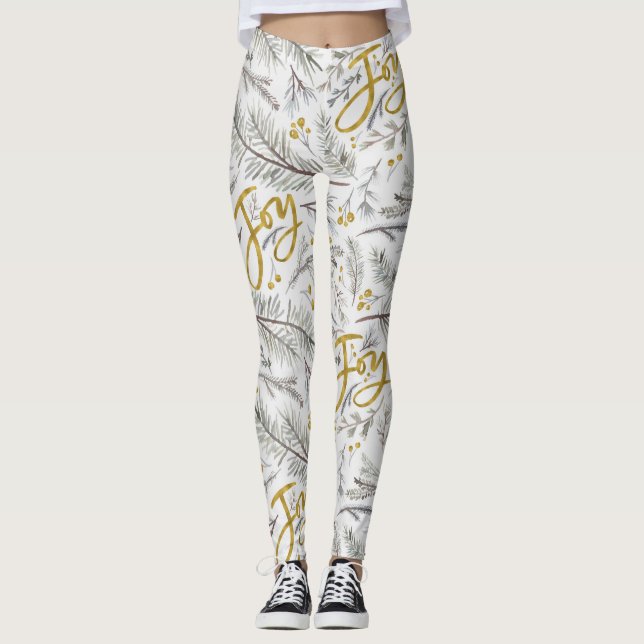 Filialen der Weihnachtsfeier Leggings (Vorderseite)