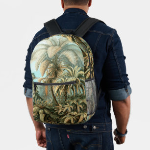 Filicinae von Ernst Haeckel, alte Farnpflanzen Bedruckter Rucksack