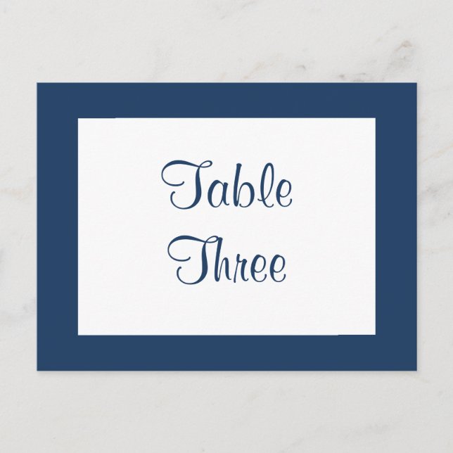 Filigree Butterfly-Tischnummer (aquamarin) Postkarte (Vorderseite)