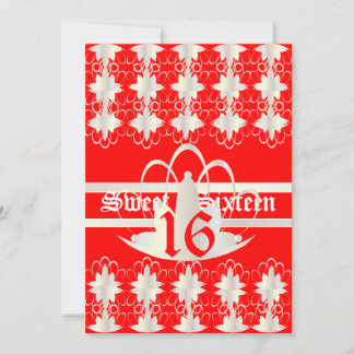 Filigree Extravaganza 16 . Geburtstag - Cust, Einladung