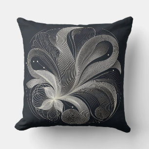 Filigree Flow Circle Kissen