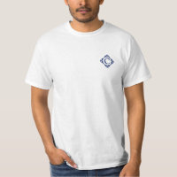 Filigree Gerahmte Monogramm in Navy Blue