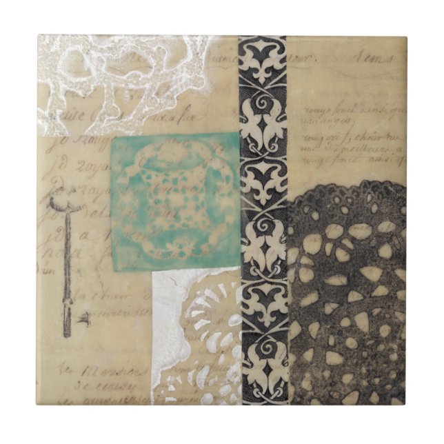 Filigree & Key II Fliese (Vorderseite)