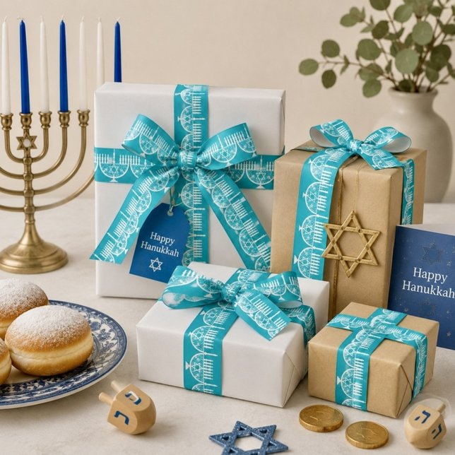 Filigree menorah satinband (Von Creator hochgeladen)