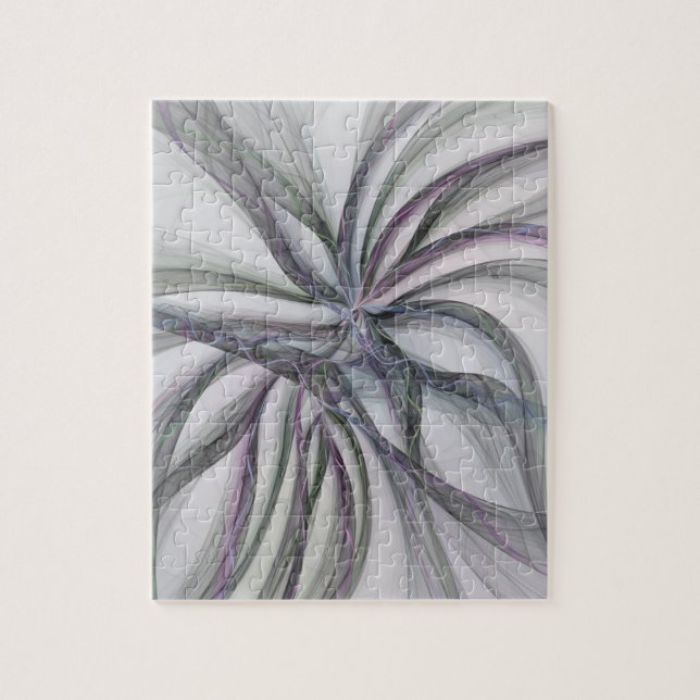 Filigree Motions Modern Abstract Swinging Fractal Puzzle (Vertikal)