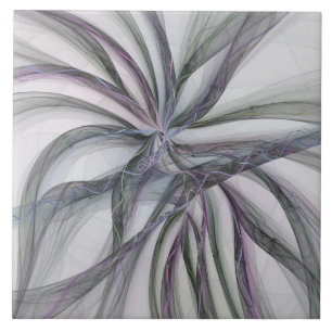 Filigree Motions Modernes Abstraktes Schwingen des Fliese
