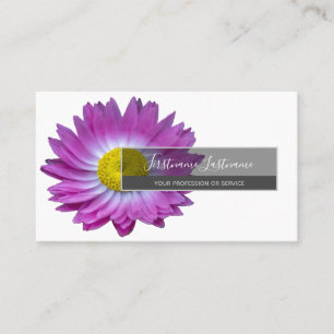 Filigree rosa Blüte elegant Blume Bouquet Visitenkarte