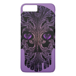 Filigree Skull in Schatten von Lila Case-Mate iPhone 14 Hülle