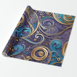 Filigree Spiralverpackungspapier Geschenkpapier