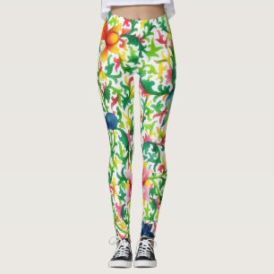 Filigree und Blume Vintage Art Leggings