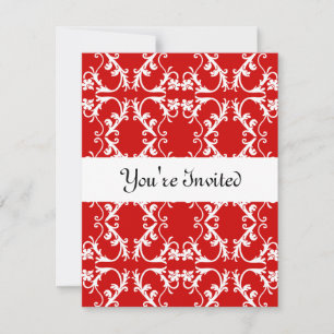 FiligreeWhite, WhiteStripe, Sie sind eingeladen Einladung