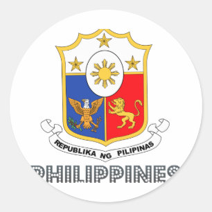Filipina Emblem Runder Aufkleber