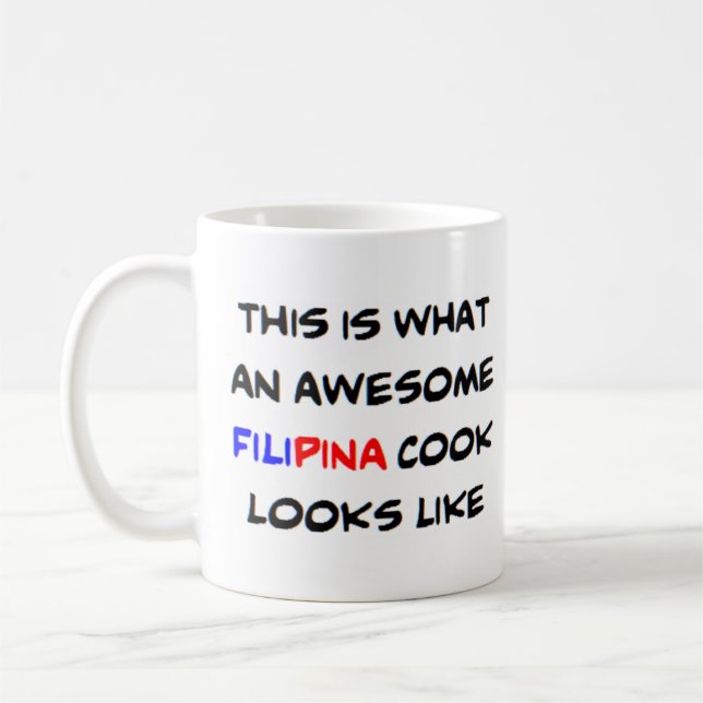 Filipina-Koch, phantastisch Kaffeetasse (Links)