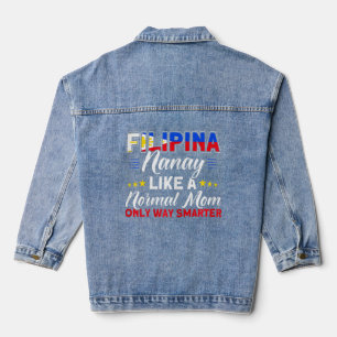Filipina Nanay Mama Pinay Fi Jeansjacke