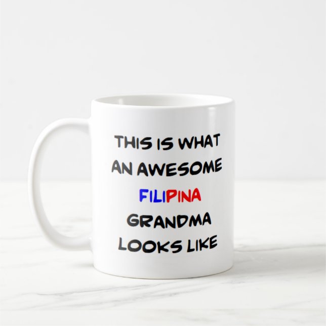 Filipina, phantastisch kaffeetasse (Links)