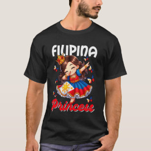 Filipina Prinzessin Dabbing für Mädchen & Kinder T-Shirt