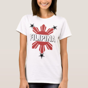 Filipina Sonne und Stern T-Shirt