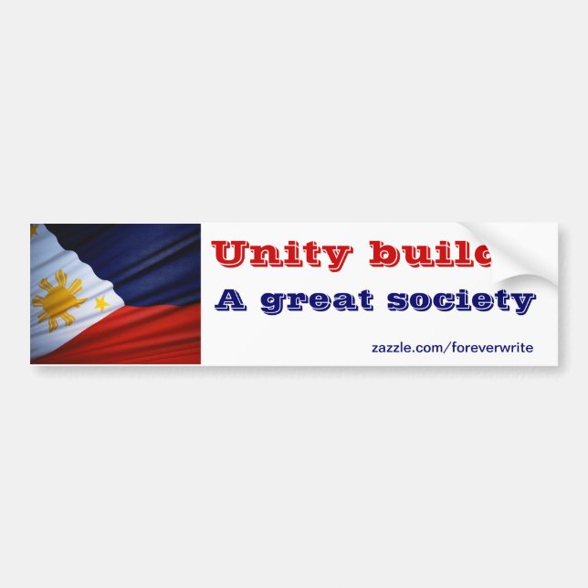Filipino Autoaufkleber (Vorne)