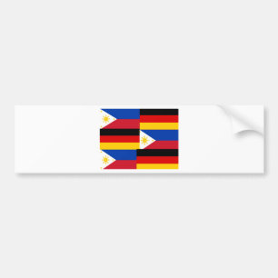 FILIPINO-DEUTSCHLAND AUTOAUFKLEBER