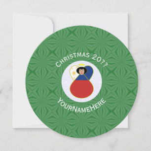 Filipino Engel Flagge Weihnachten Personalisieren Einladung