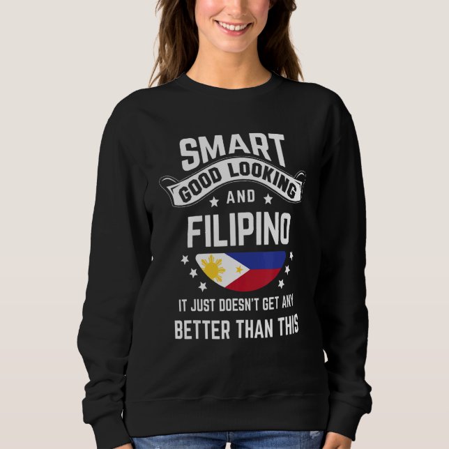 Filipino Flag Native Pride  Philippines Filipino R Sweatshirt (Vorderseite)