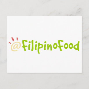 Filipino Food Postkarte