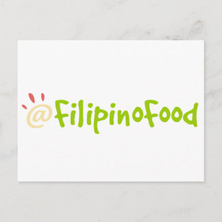 Filipino Food Postkarte