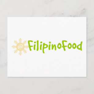 Filipino Food Postkarte