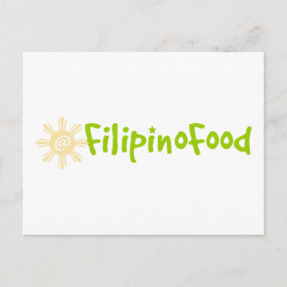 Filipino Food Postkarte