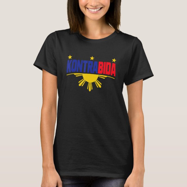 Filipino Kontrabida ist ein Pinoy-Pinay-Philippine T-Shirt (Vorderseite)