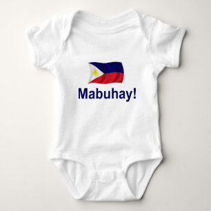 Filipino Mabuhay! Baby Strampler