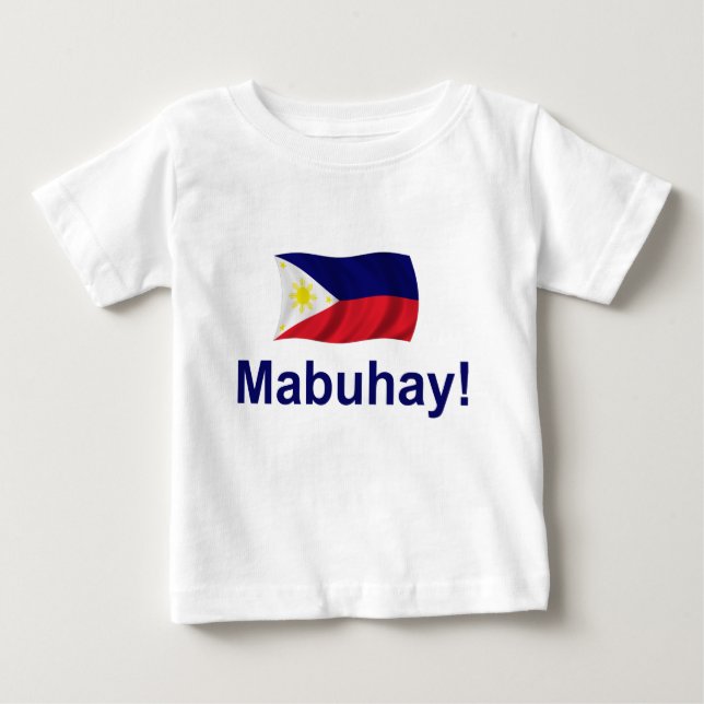 Filipino Mabuhay! Baby T-shirt (Vorderseite)