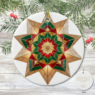 Filipino Parol Wärme und Freude Weihnachten Keramik Ornament