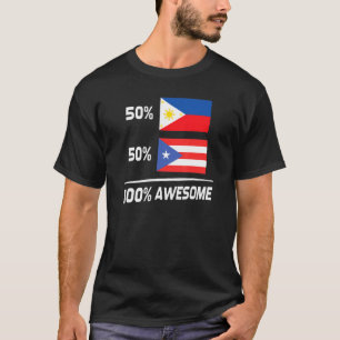 Filipino Puerto Rico Flag Philippinen Puerto Rico T-Shirt