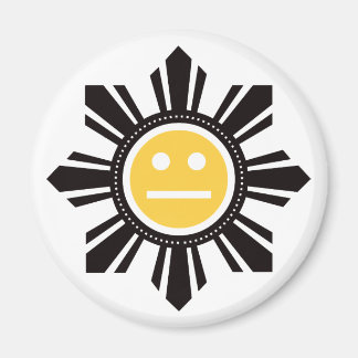 Filipino Sun Face - Gelb Magnet