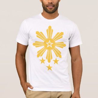 Filipino Sun und Sterne - Gelb T-Shirt