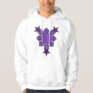 Filipino Sun und Sterne Hoody lila