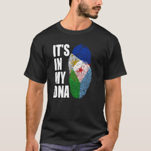 Filipino und Dschibuti-Mix-DNA-Flag Heritage T-Shirt