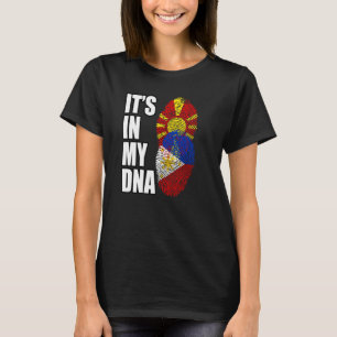 Filipino und makedonische DNA-Heritage T-Shirt