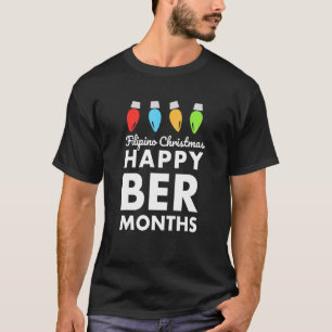 Filipino Weihnachten glücklich Ber Months Festival T-Shirt