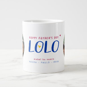 🇵🇭 Filipinoischer Vatertag mit individuellem Fot Jumbo-Tasse