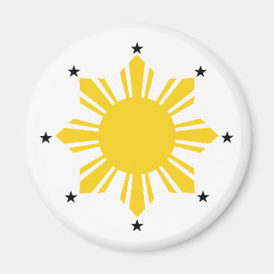FilipinoSun   Philippinen Sun   PU Sun Magnet