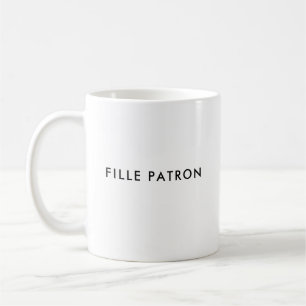 Fille Boss   Girl Boss   Tasse für den französisch