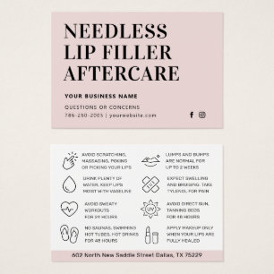 Filler Esthetician Aftercare