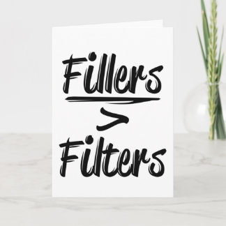 Filler Pun Lip Füller vor Filter Nu Karte