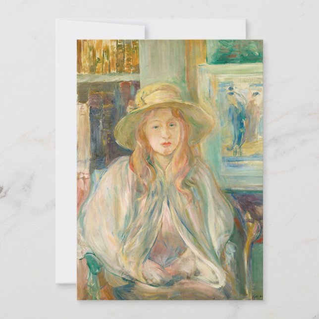 Fillette au Chapeau de Paille | Berthe Morisot (Vorderseite)