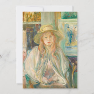 Fillette au Chapeau de Paille Berthe Morisot