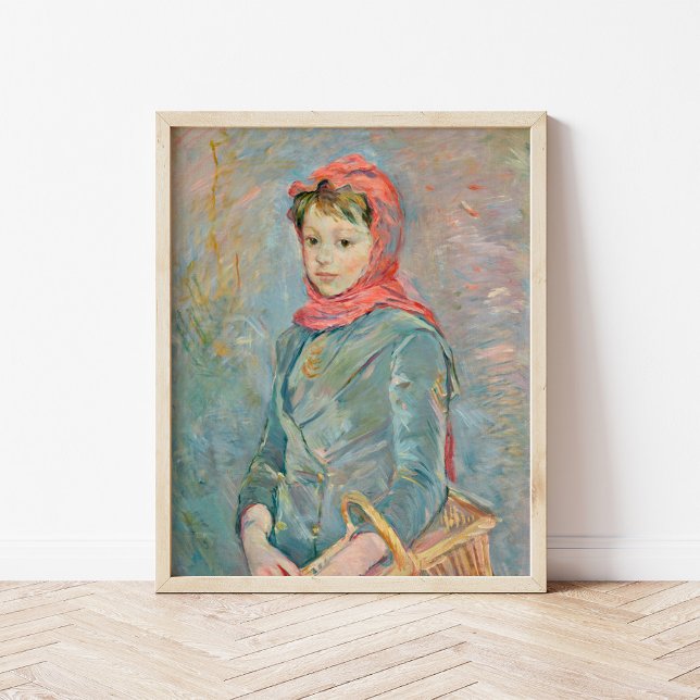 Fillette Portant un Panier | Berthe Morisot Poster (Von Creator hochgeladen)