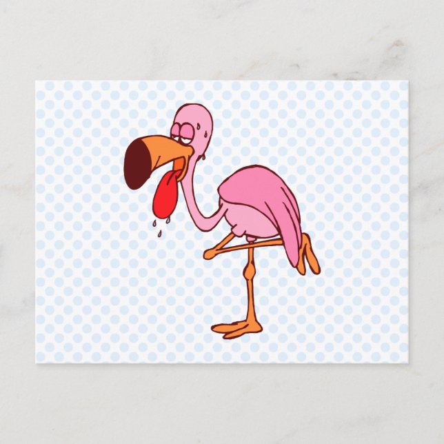Fillip Flamingo Postkarte (Vorderseite)