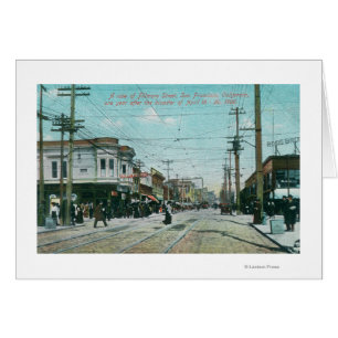 Fillmore Street View 1 Jahr nach Feuer 1906